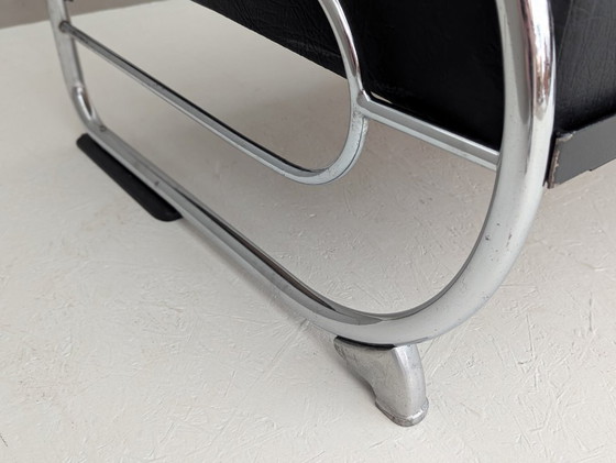 Image 1 of Divano in acciaio tubolare Bauhaus di Hynek Gottwald, anni '30