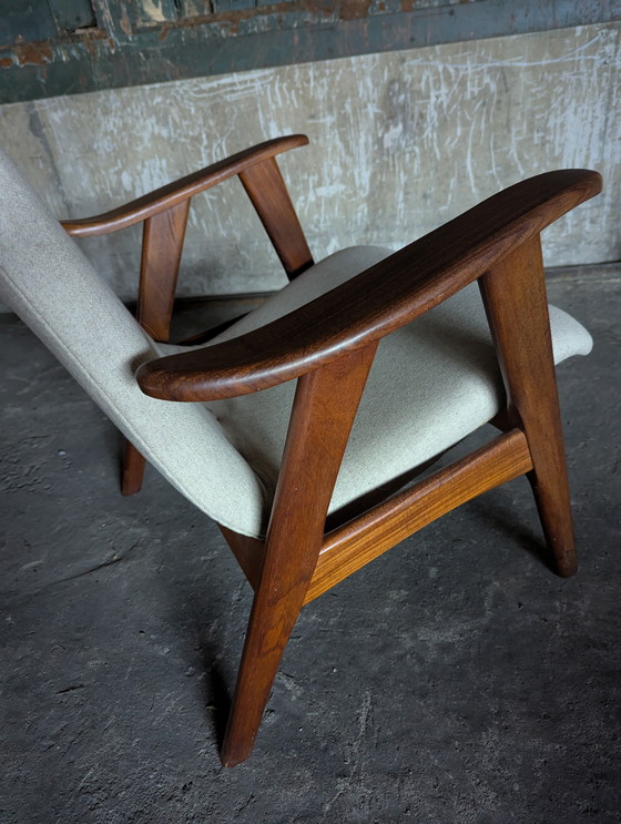 Image 1 of Vintage teak lounge stoel- Louis van Teeffelen/ Webe- 1960