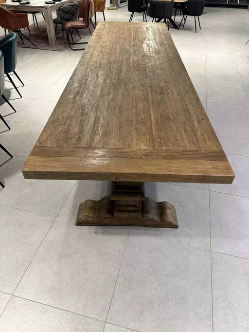 Monastère Spirito table in solid wood - Length 300 cm