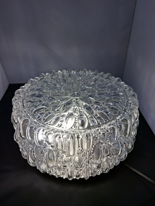Vintage Limburg bubble glass ceiling light – 1960s – Ø23 cm – mid-century design