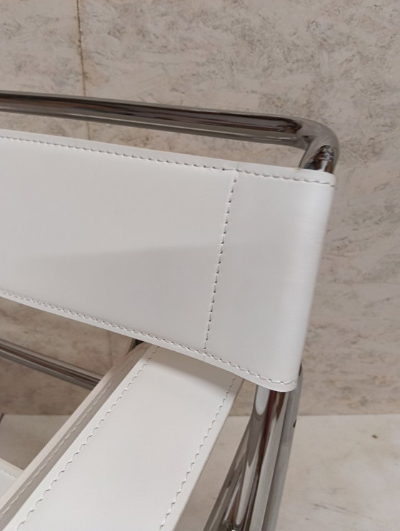 KNOLL Studio Poltrona WASSILY B3 NUOVA, in Cuoio Bianco – Poltrone, Leather (photo 59 of 83)