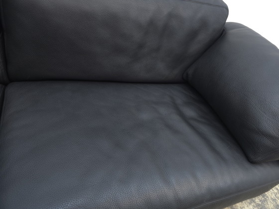 Image 1 of De Sede ds 17 Wk Living Leather Sofa Couch Designer Sofa Black Top