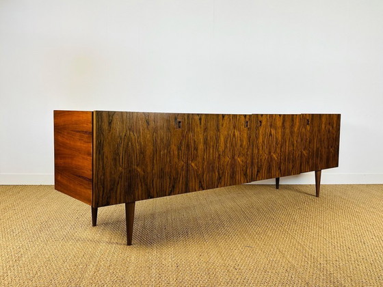 Image 1 of Scandinavian rosewood sideboard with tapered legs, 1960