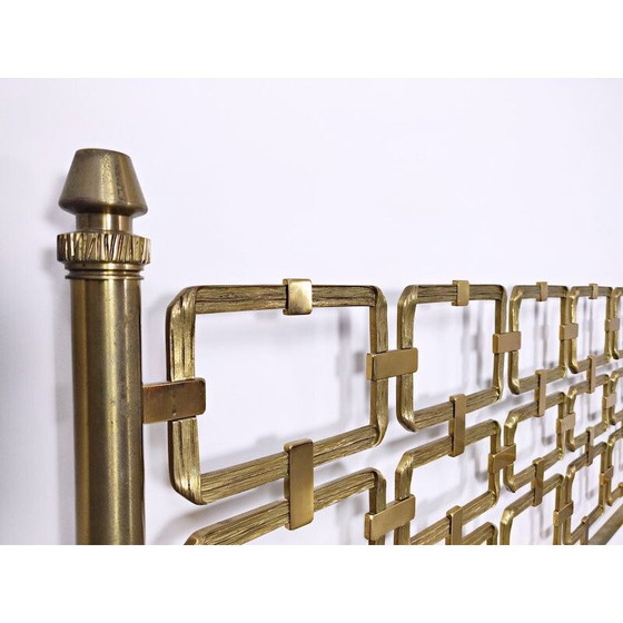 Image 1 of Vintage Brass Bed by Luciano Frigerio, 1970s