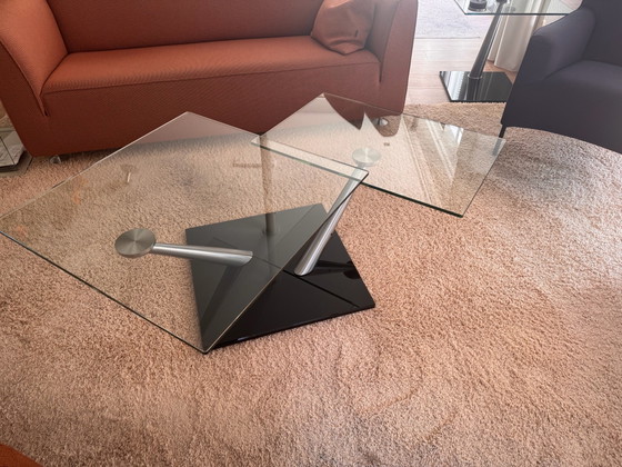 Naos Italy design Table basse – Tables basses, Verre, polished steel (photo 8 of 10)