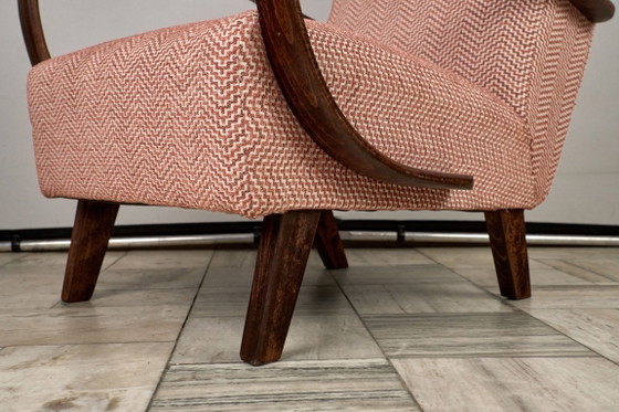 Image 1 of H 410 Armchair designed by Jindrich Halabala, 1940s, Czechoslovakia