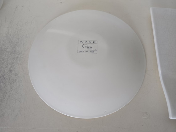 Image 1 of Bandeja, plato y cuenco para servir Gien Wave 2000
