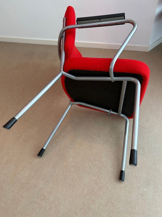 Image 1 of Gispen | armstoel nr 352 / 1271 | Ch. Hoffman | Kvadrat Tonus | bureaustoel | rood 