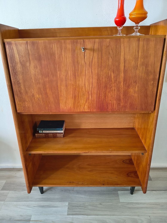 Image 1 of Secretaire / Dressoir | Mid-Century Teak | Jaren '60 Bureau