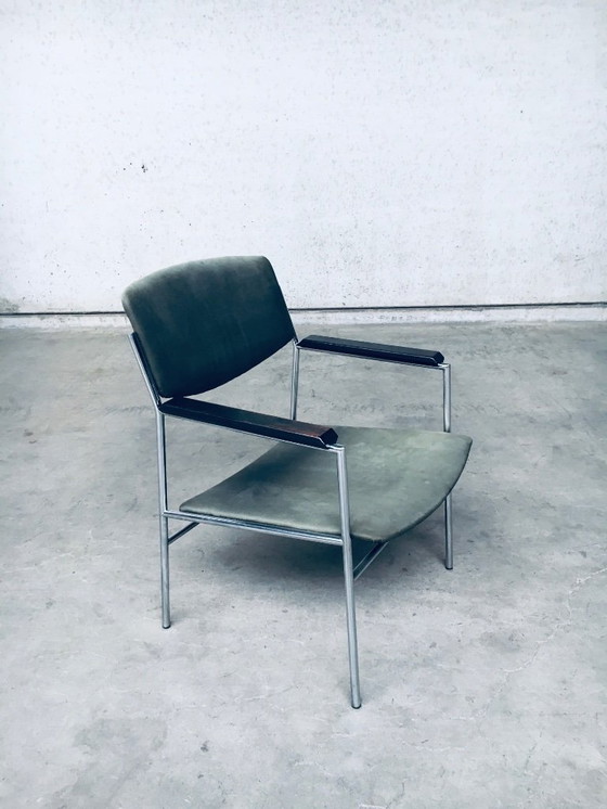 Image 1 of Midcentury Modern Dutch Design Armchair by Gijs Van Der Sluis, Netherlands 1960s