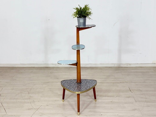Vintage Etagere Nierentisch / Blumentisch / schöner Mid-Century Blumenständer