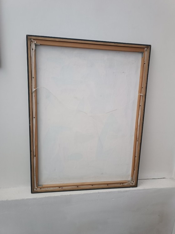 Image 1 of Olieverf op doek, Caribisch marktstadje, Felis Doyvi