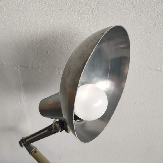 Image 1 of lampe à poser industrielle vintage 'Superchrome' (modifiée)
