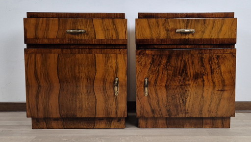 Art Deco "Cubist" Nightstands 1920