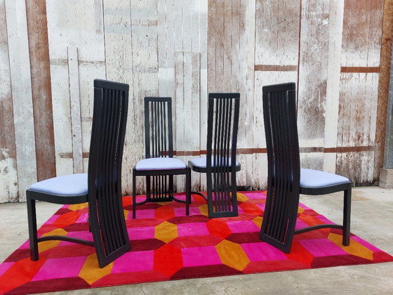 Image 1 of Sedie modello L4k 252 di Liberty, set di 4. Design