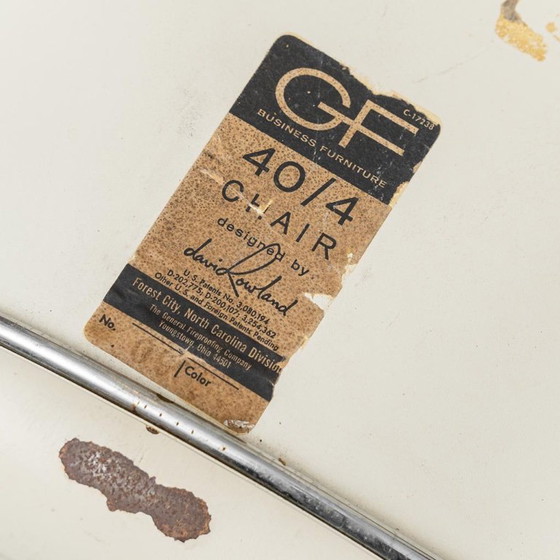 Image 1 of SET DI 6 SEDIE ROWLAND GF 40/4, DESIGN VINTAGE ANNI '60, ANTIQUARIATO MODERNO