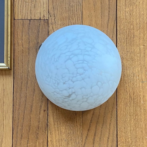 Image 1 of Clichy white glass wall/ceiling light