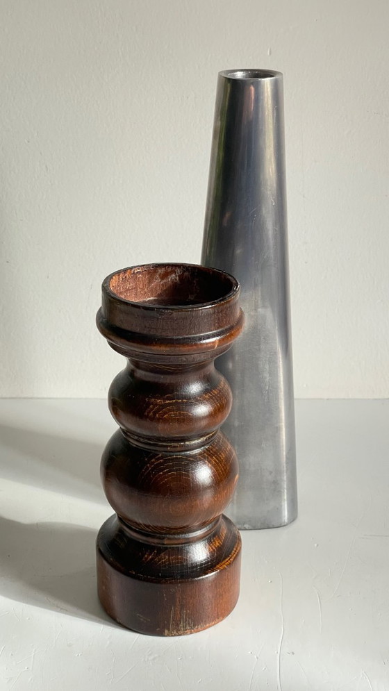 Image 1 of BOUGEOIRS Bois et Métal Ikea VINTAGE