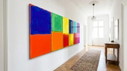 Peinture moderne aux couleurs néon – Édition de luxe exclusive | Verre acrylique | Dimensions : 250 × 85 cm