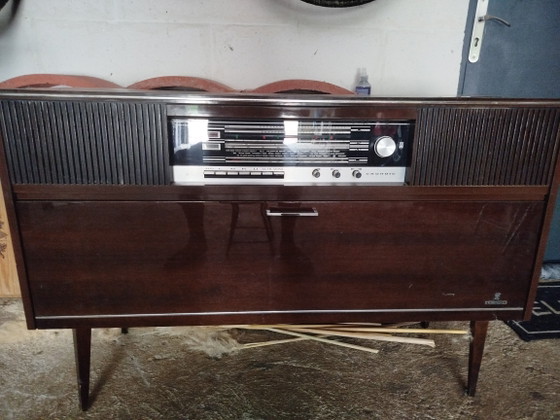 Image 1 of Vintage Grundig Mondello hifi-kast uit de jaren 70.
