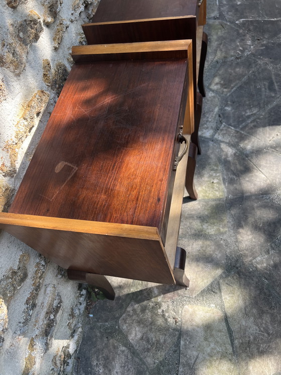 Image 1 of Een paar vintage nachtkastjes