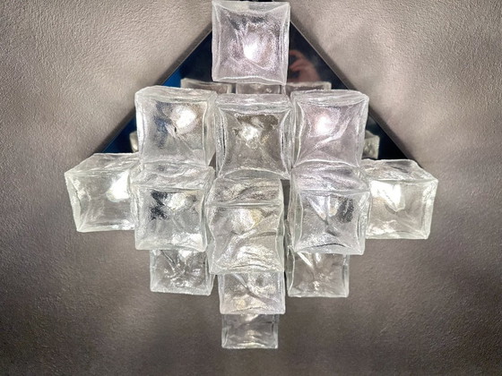 Lampada Vintage Kalmar Ice Cube – Plafoniere, Glass, Metal (photo 4 of 13)