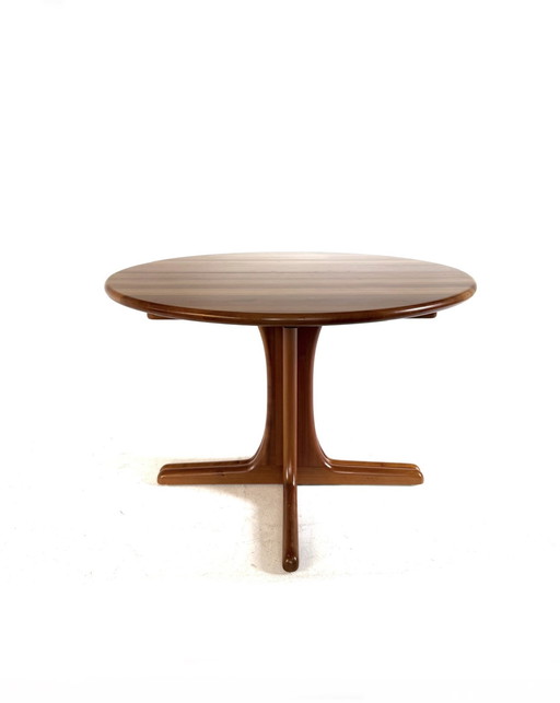Vintage Danish extendable dining table, Juul Kristensen '70s