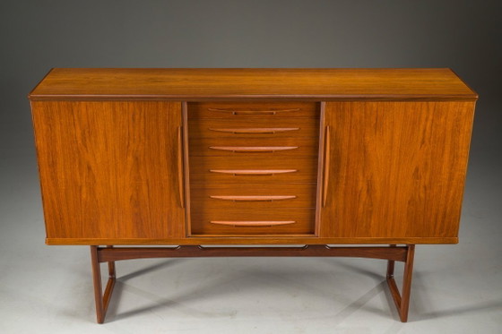 Image 1 of  Deens Teakhouten Dressoir van Arne Vodder voor Vamo Sønderborg, jaren 60