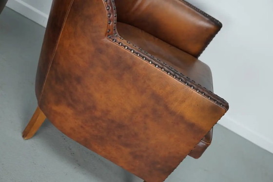Image 1 of Poltrone club olandesi vintage in pelle color cognac, set da 2