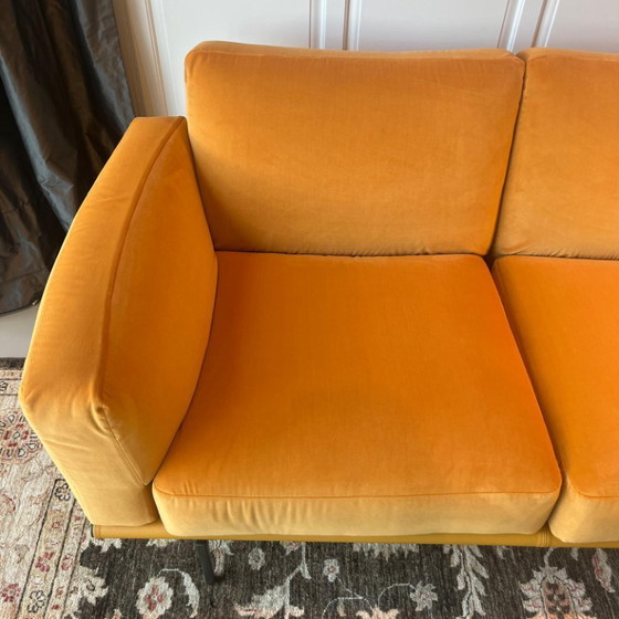 Poltrona Frau Happy Jack 3-Seater Sofa – Couches, Metal, Velvet (photo 3 of 6)