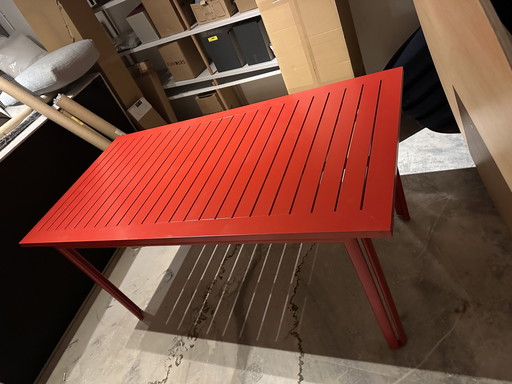 Fermob Garden Table Showroom Poppy