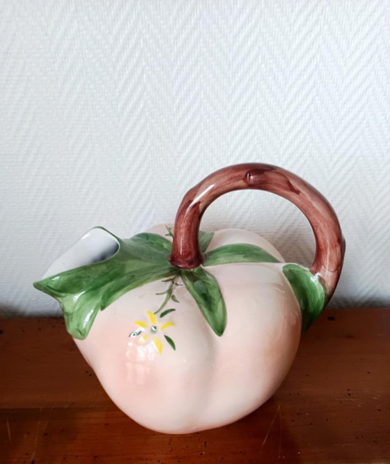 Image 1 of Vintage viskruik van slipware uit de jaren 60