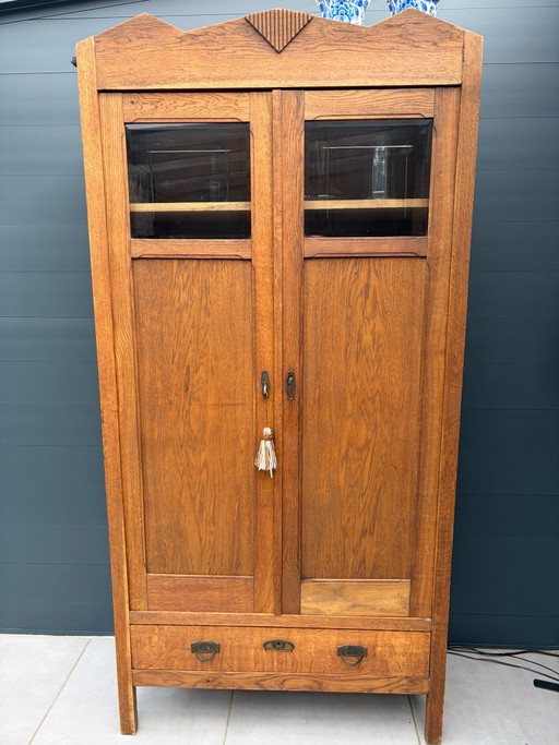 Armoire en bois Art Déco années 30