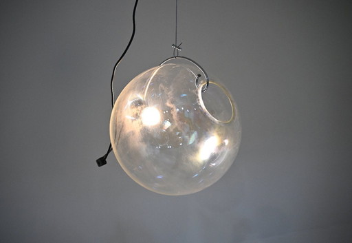 "Sona" Hanging lamp by Carlo Nason for Lumenform, 1970S