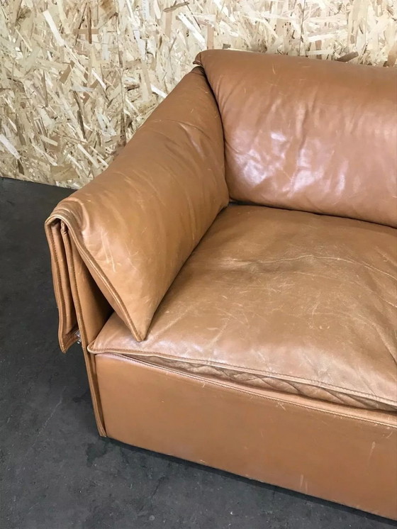 Image 1 of 70er Jahre Sofa 2er Ledersofa Niels Bendtsen Lotus for N. Eilersen Danish Design