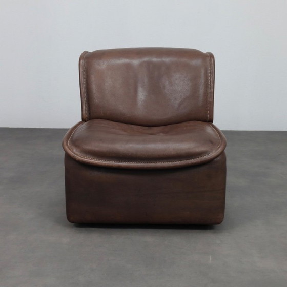 Image 1 of Canapé modulable en cuir DS-12 emblématique de De Sede, Suisse, années 1970
