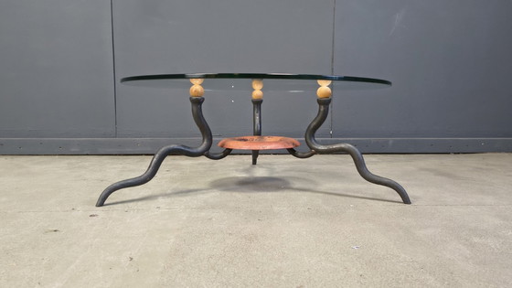 Image 1 of Mesa de centro de hierro forjado de DAB, década de 1970 - Países Bajos