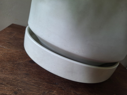 XXL Arabia Finland tweedelige bloempot , Model SN, midcentury  design 