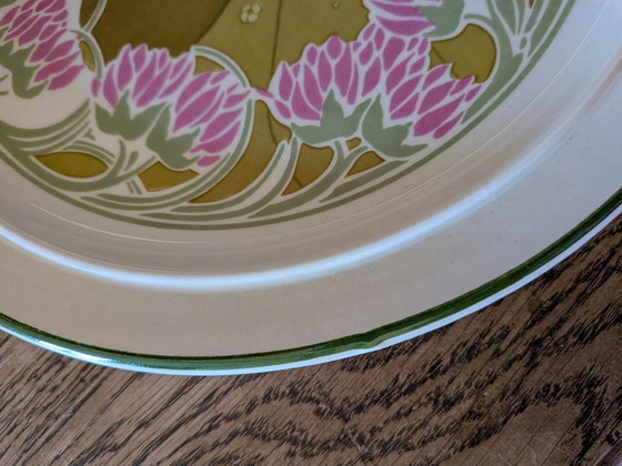 K&G Luneville Art Nouveau Decorative Bowl, Decorative Objects, Ceramic, Creme (photo 12 of 15)