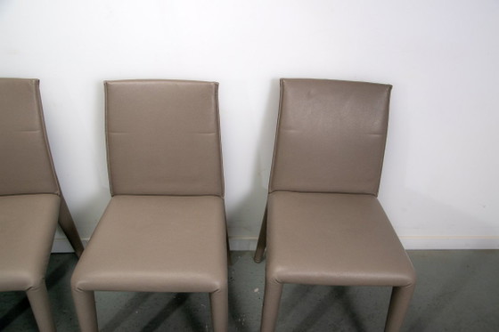 Sillas Vol Au Vent de Mario Bellini para B&B Italia. Juego de 8. – Sillas de comedor, Leather, Vintage (photo 4 of 14)