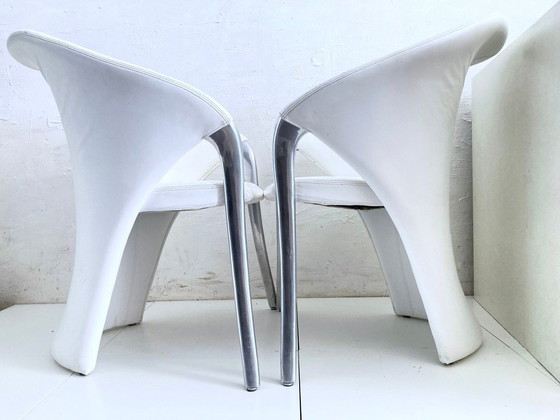 Image 1 of 2 postmoderne Sessel Modell Calla Design Gino Carollo für Draenert