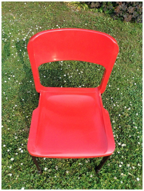 Image 1 of Set van 6+2 vintage 1970 space age stoelen