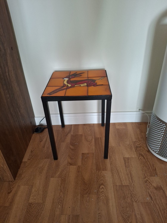 Table vintage – Tables d'appoint, Ceramic, Metal (photo 3 of 8)