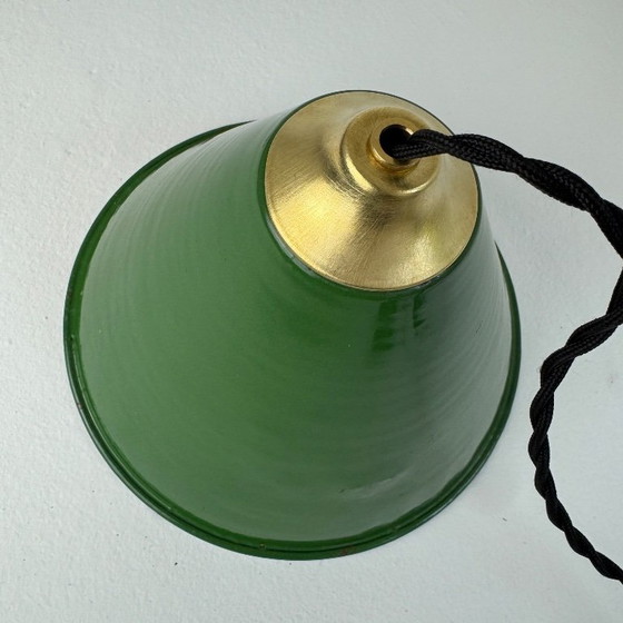 Image 1 of SOSPENSIONE CONICA INDUSTRIALE VINTAGE PER OFFICINA