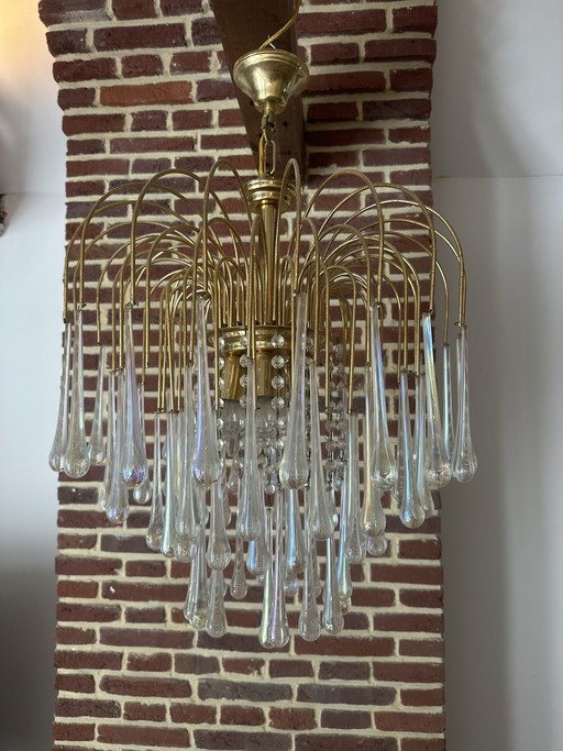 Vintage Italian “teardrop” chandelier