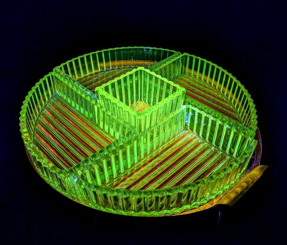 Servizio da antipasto Vintage (circa 1950–1960) – Accessori da tavola, Vetro (photo 4 of 5)