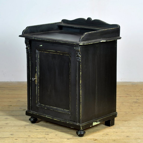 Image 1 of Black Pine cabinet, circa 1900