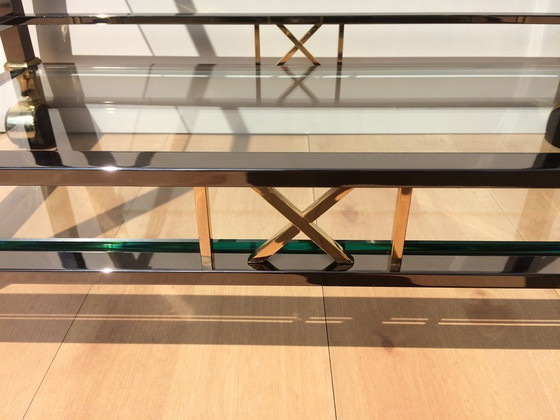 Image 1 of Carrello da portata anni '80 * Vintage Hollywood Regency * Tavolo con ruote