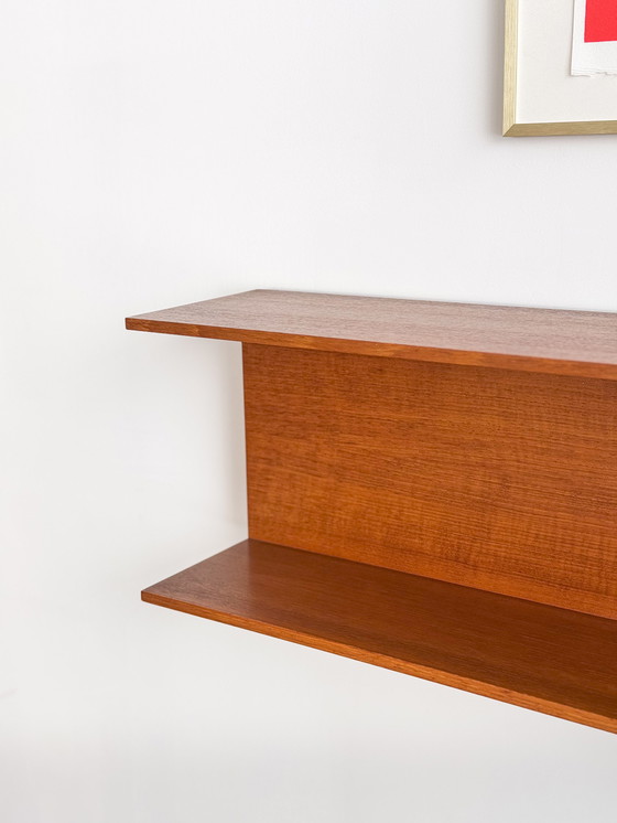 Image 1 of Mid Century Schrankwand 100cm in Teak von Walter Wirz für Wilhelm Renz, 1960er Jahre