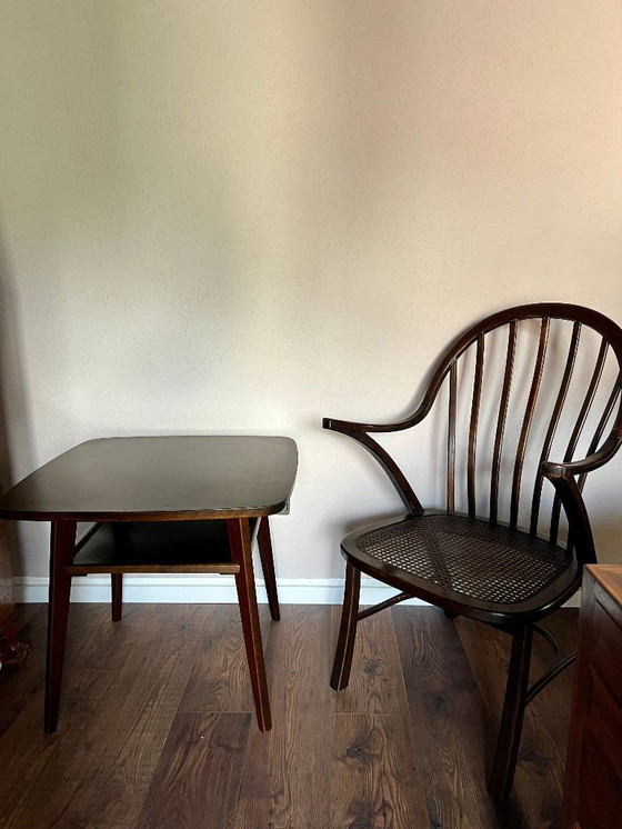 Image 1 of Une pièce unique ! Une chaise Art Déco du fabricant de meubles Kepler &amp; Bruy Zuffenhausen. Chaise en bois courbé avec cannag